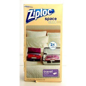 New Ziploc Vacuum Space Storage Travel 6 Organize Bags 18 x 22.5 in Space Saver